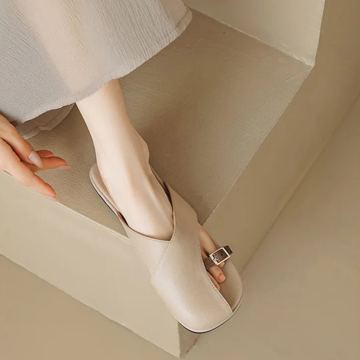 Fisherman Sandals Cross-Strap Square Toe Slides 7