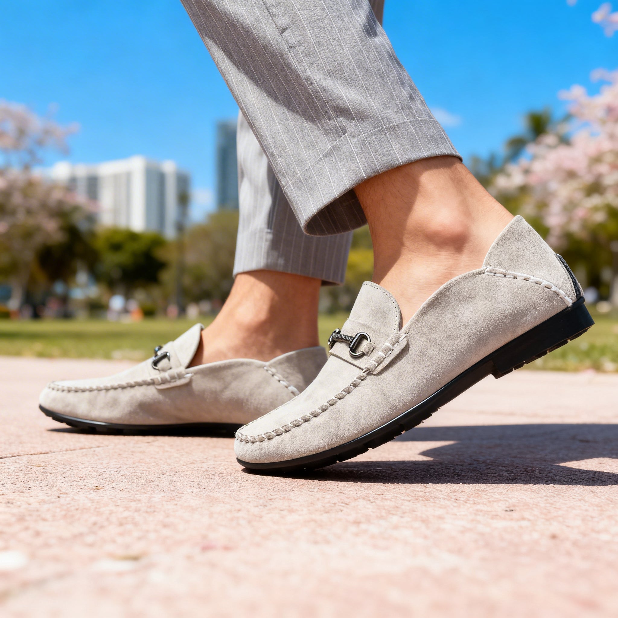Liam | Black Loafers Nubuck Leather Comfort Fit 1