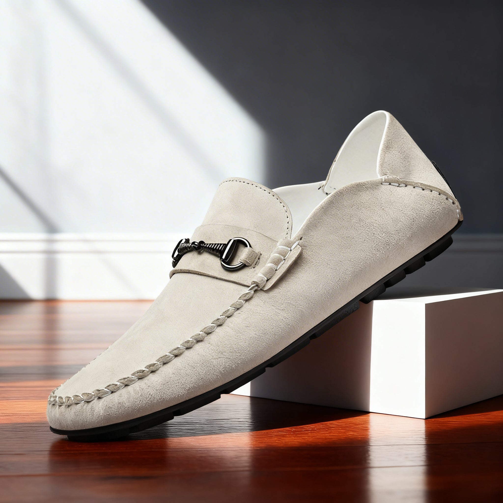 Liam | Black Loafers Nubuck Leather Comfort Fit 2