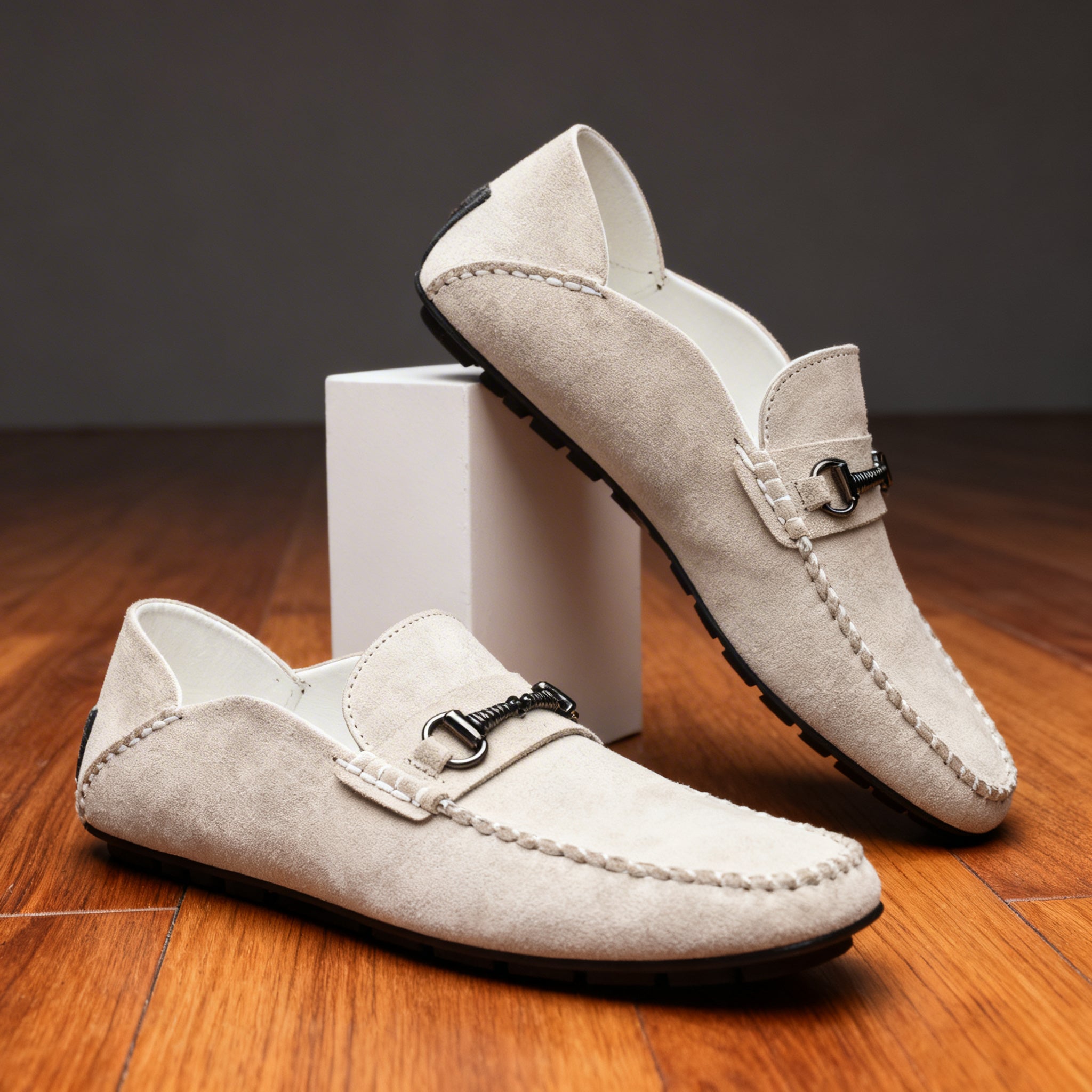 Liam | Black Loafers Nubuck Leather Comfort Fit 3