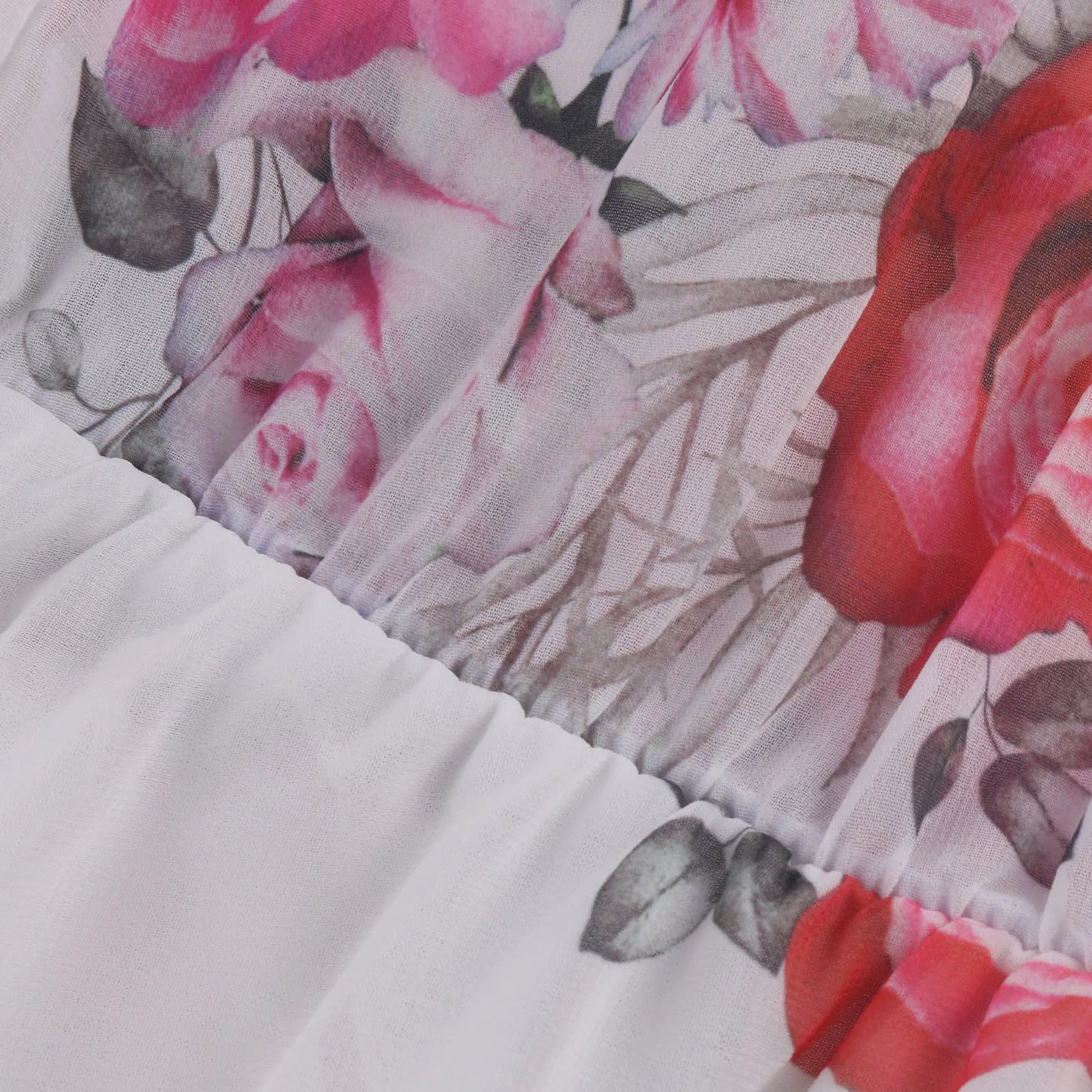 Women's off-shoulder floral ruffle mini dress