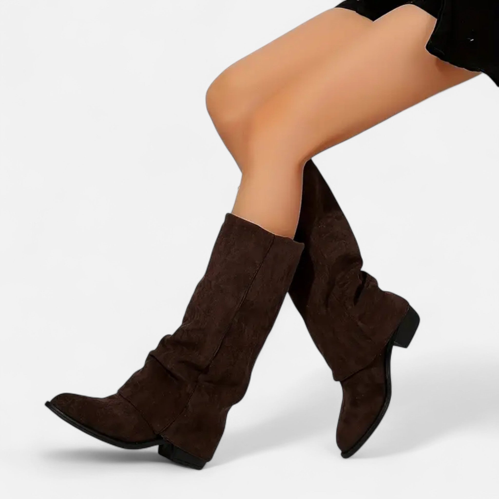 Long Boots With Chunky Heel For Women 2