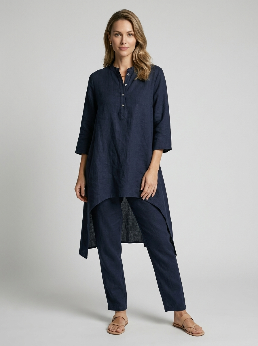 Co-ord Set with Tunic and Trousers