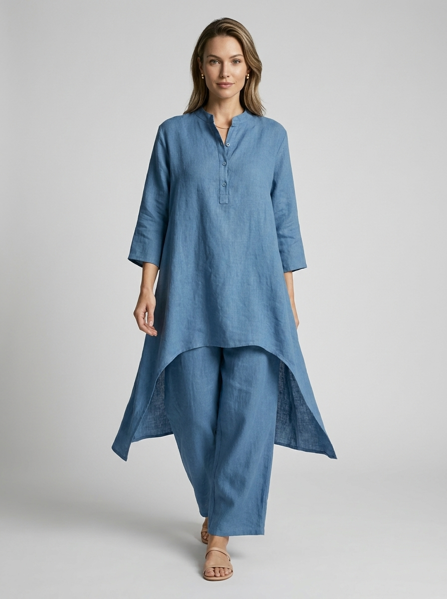 Co-ord Set with Tunic and Trousers