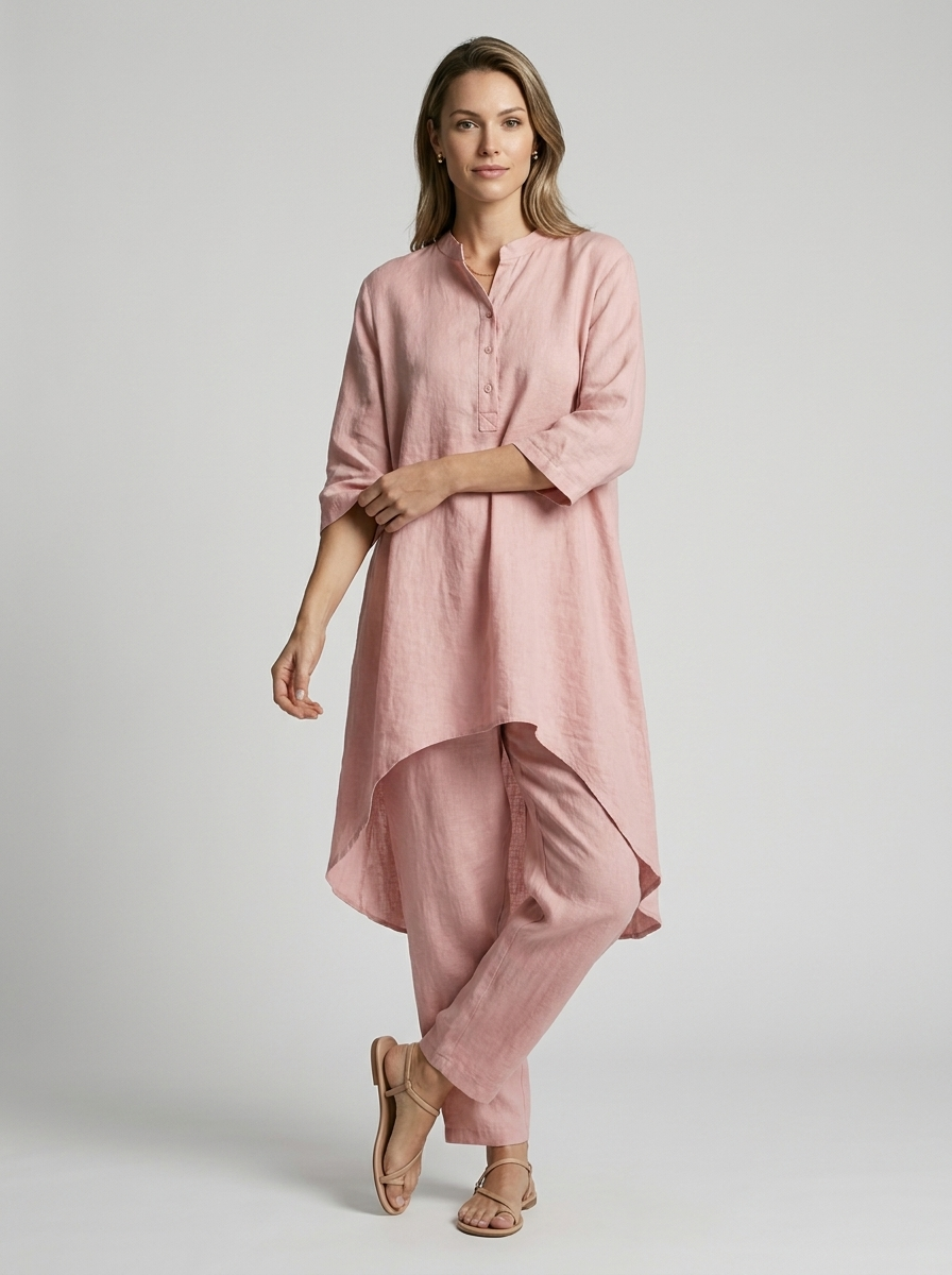 Co-ord Set with Tunic and Trousers