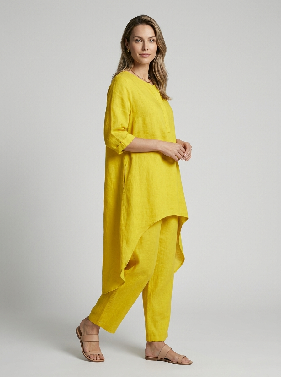 Co-ord Set with Tunic and Trousers
