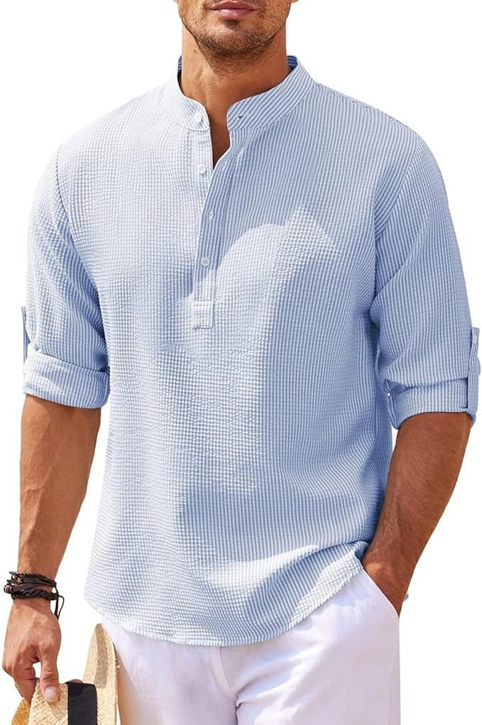 Men's Dress Shirt Slim Fit Regular Design 2