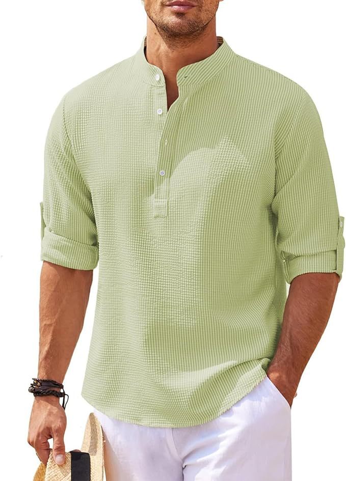 Men's Dress Shirt Slim Fit Regular Design 4