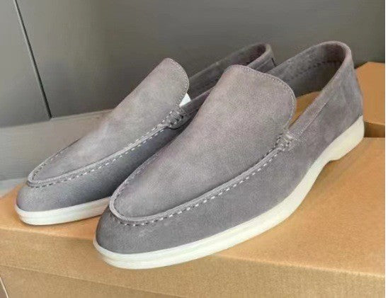 Men's Loafers Brown Penny Slip-On Casual Style 8