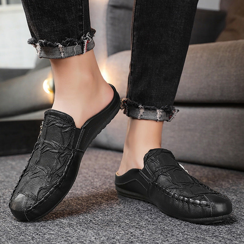 Men's Loafers Open Back Casual Shoes 4