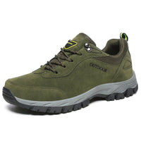 Men's Low Cut Hiking Shoes Lace Up Chunky Grip Sole