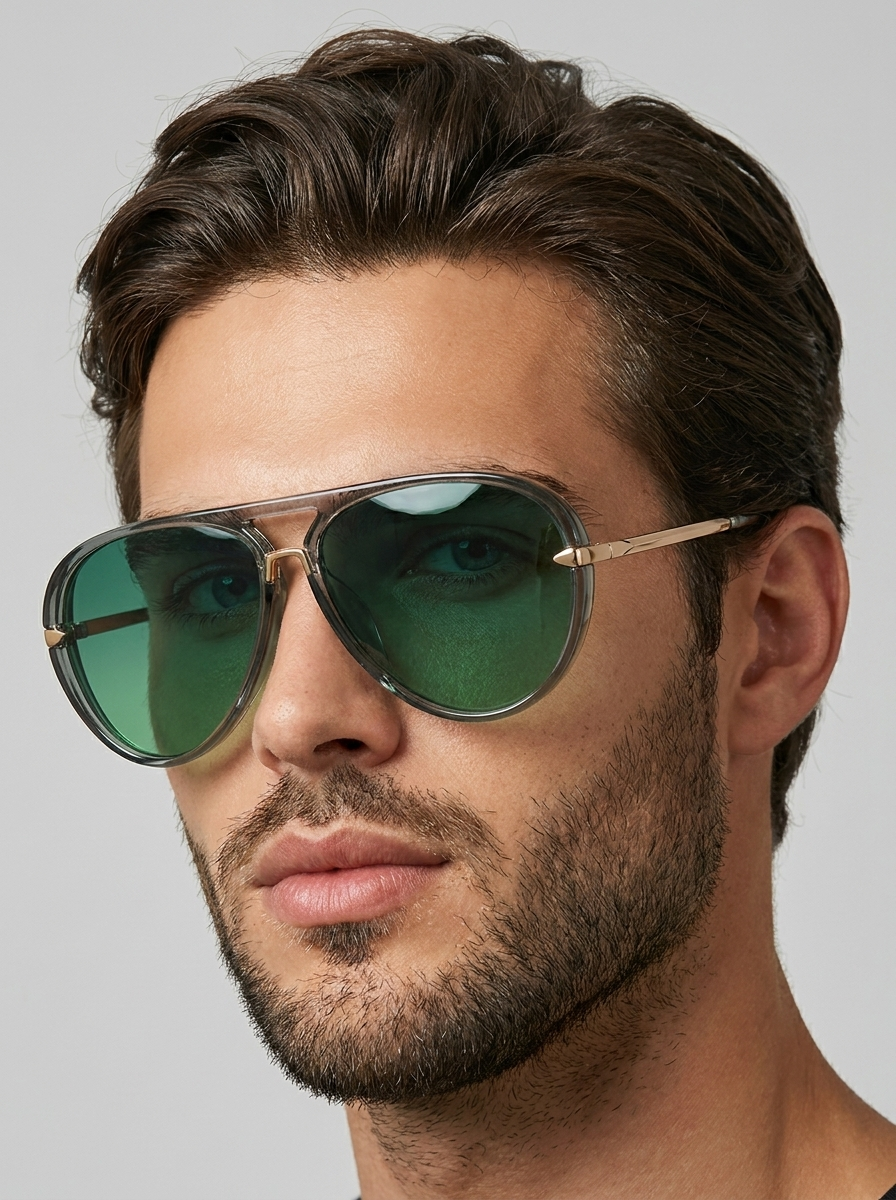 Pilot Sunglasses with Tinted Lenses and UV400 Protection