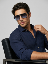 Square Sunglasses with UV400 Protection and Tinted Lenses
