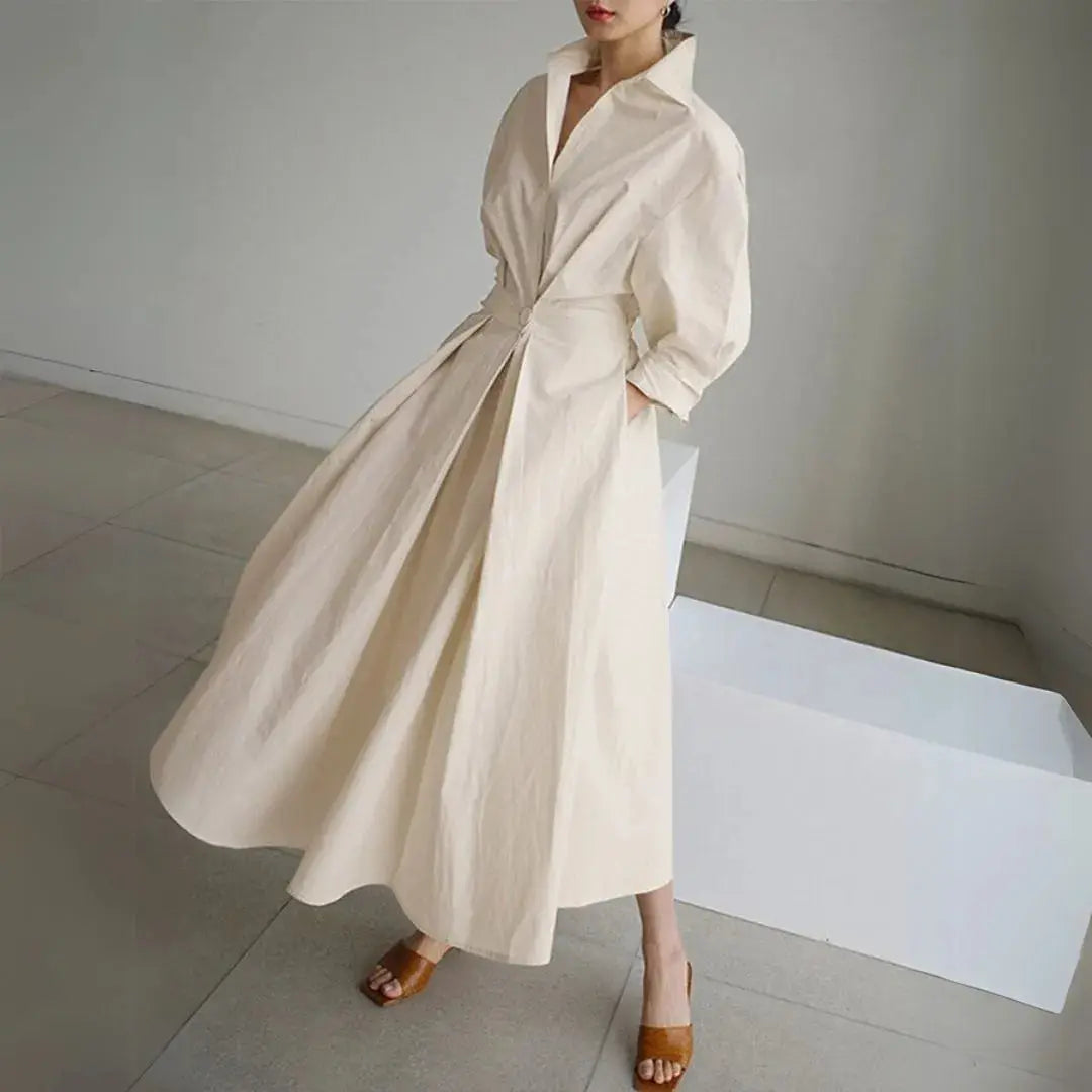 Olivia | Dress Shirt Crisp Collar Sculpted Waist 0