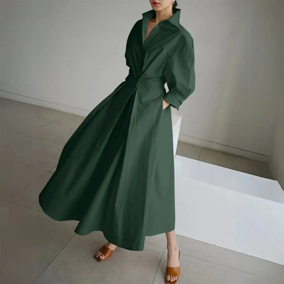Olivia | Dress Shirt Crisp Collar Sculpted Waist 5
