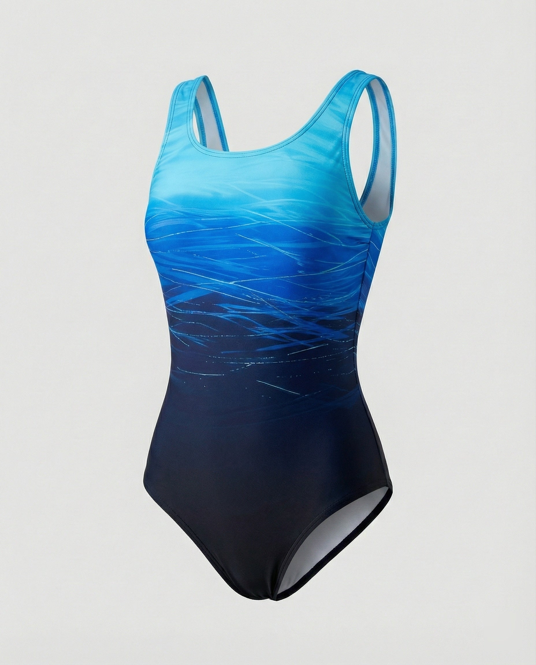 One Piece Swimsuit Black Open Back Design 3