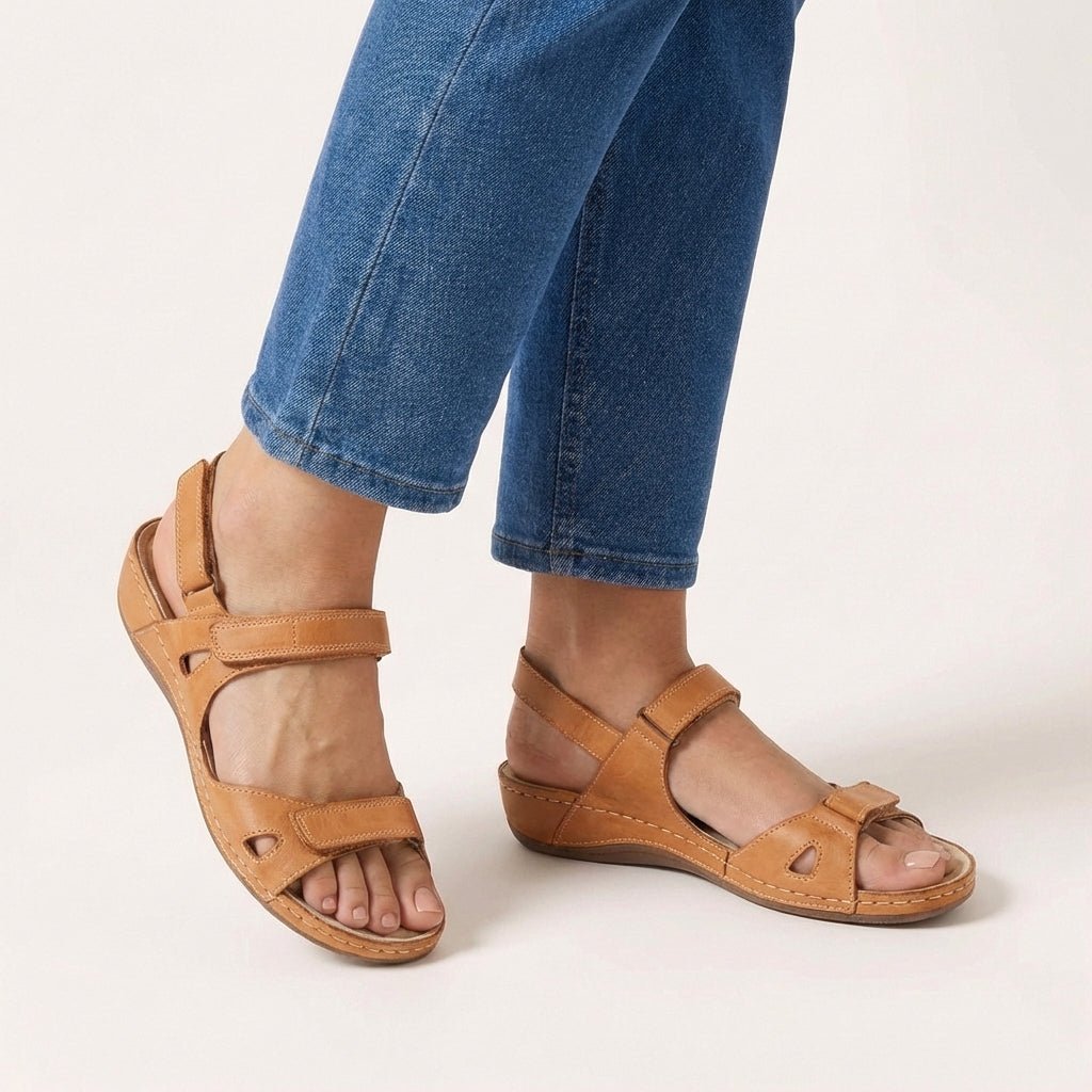 Sandals For Women Open Toe Adjustable Straps 1