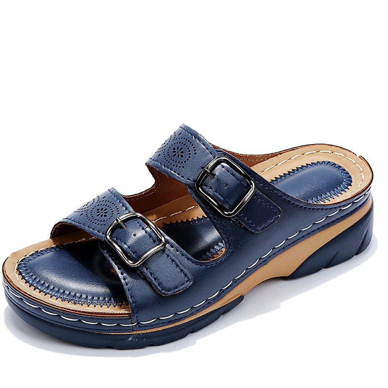 Slide Sandals Open Toe Comfort Fit Womens 3