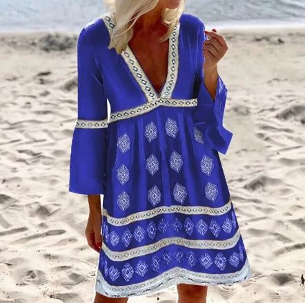 Sophie | Summer Dress Batwing Sleeves Casual Fit 0