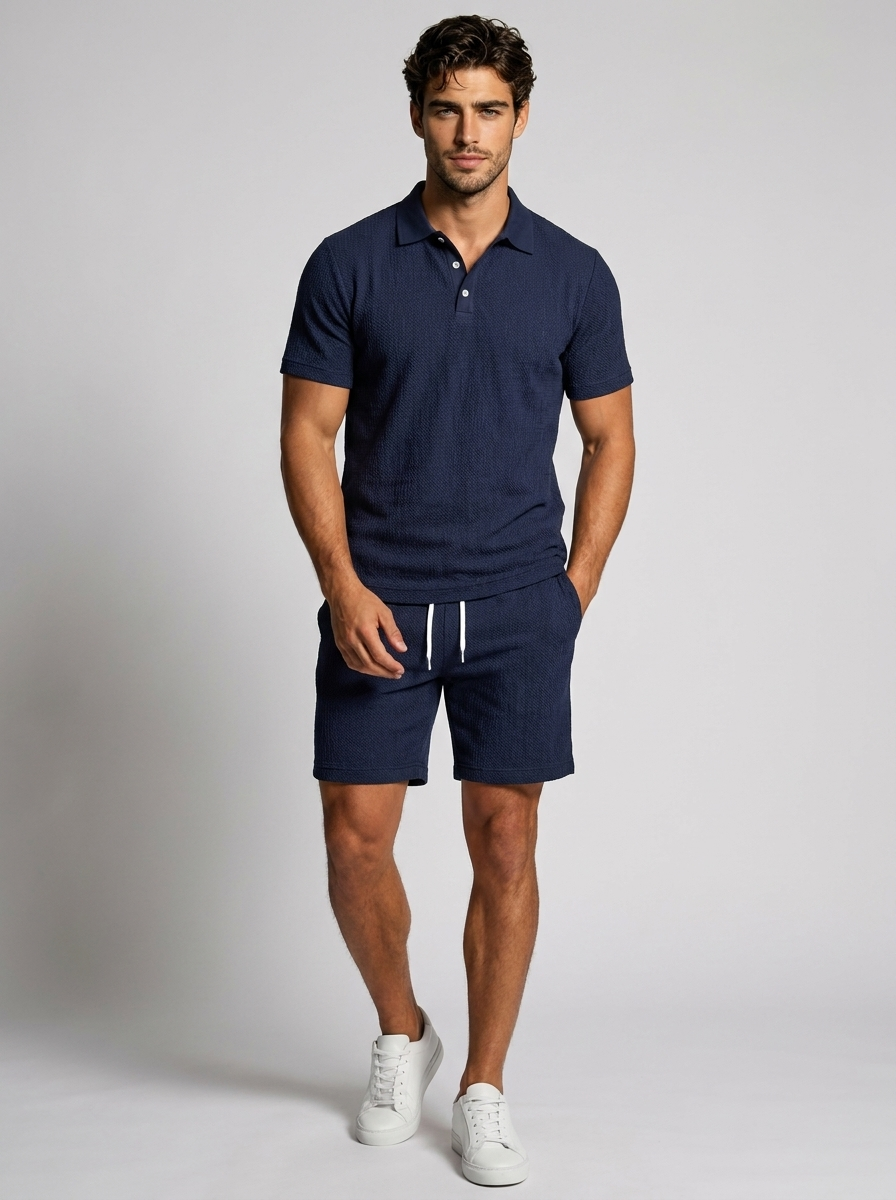 Polo Shirt and Shorts Co-ord Set for Summer
