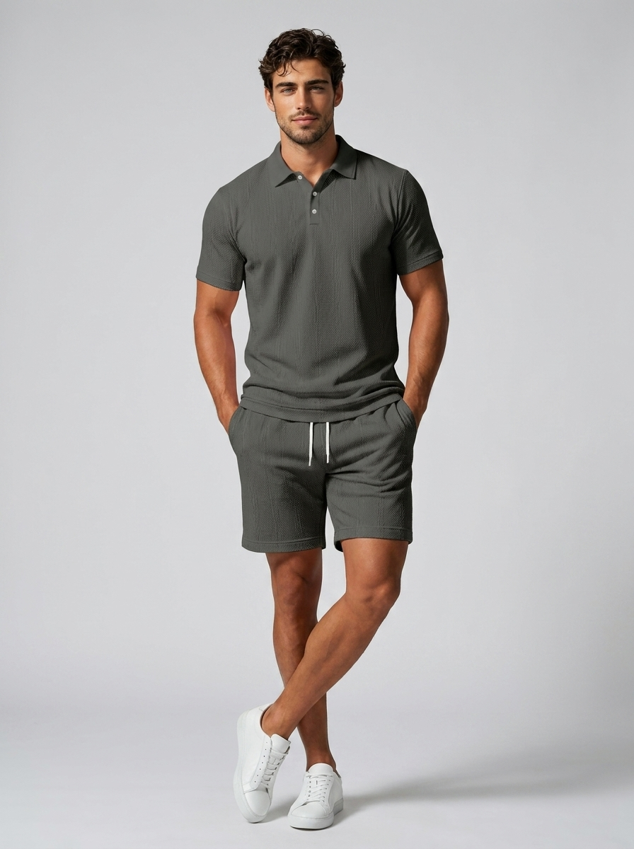 Polo Shirt and Shorts Co-ord Set for Summer