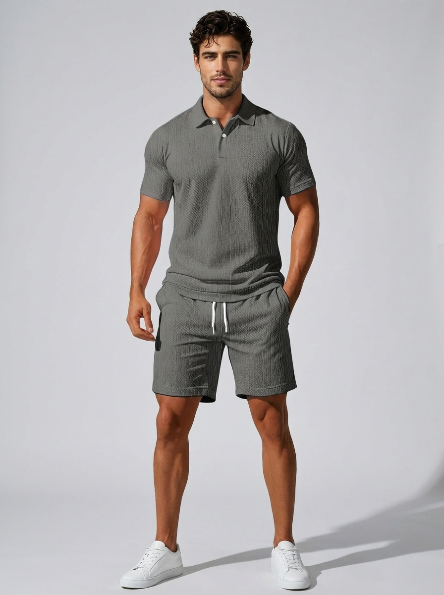 Polo Shirt and Shorts Co-ord Set for Summer