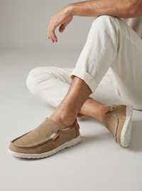 Men's Canvas Loafers with Slip-On Design