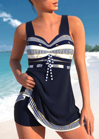 Swim Dress for Women Heart Neckline Skirt