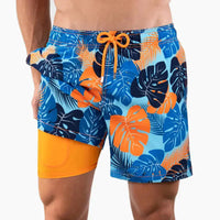 Men's Quick-Dry Swim Shorts with Inner Liner