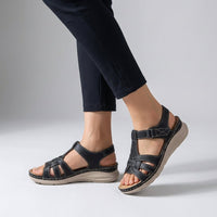 Wedge Sandals for Women Open Toe Cross-Strap