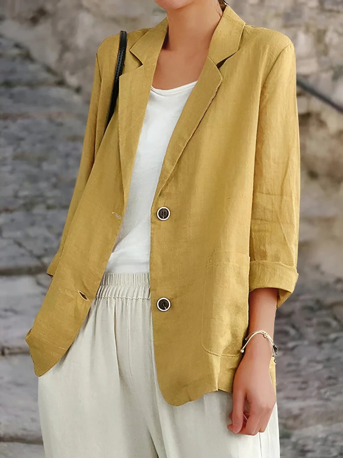 Women's Blazer Lightweight Tailored Relaxed Fit 1