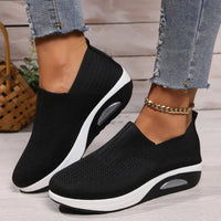 Women's Sneakers Slip-On Wedge Casual Style
