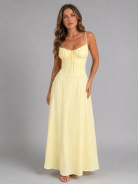 Women's Strappy Summer Maxi Dress for Holidays