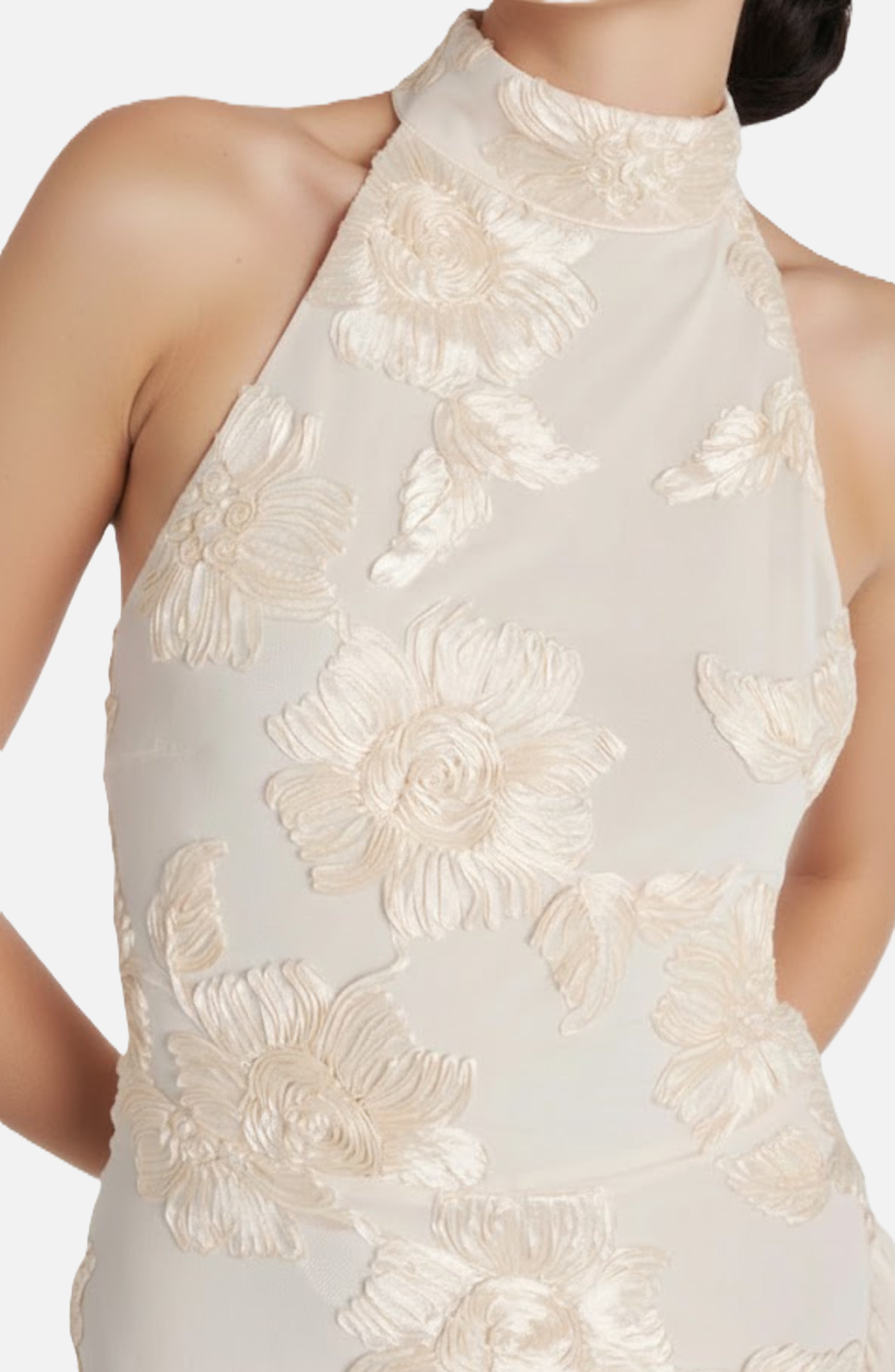 Womens Dress Floral Maxi Asymmetric Ruffle 4