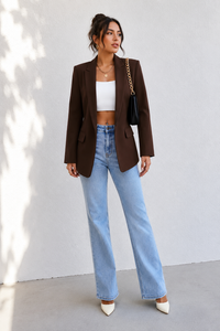 Tailored Women's Black Blazer With Tailored Fit